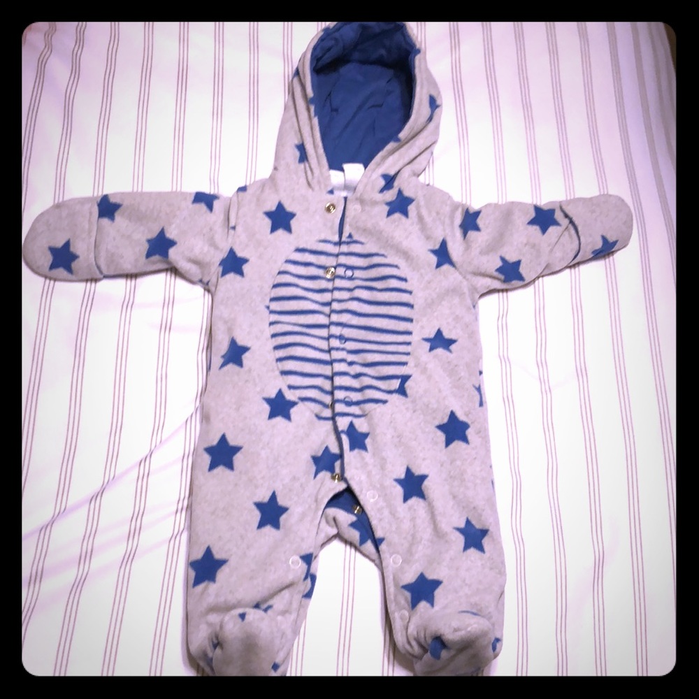 Baby koala fleece suit